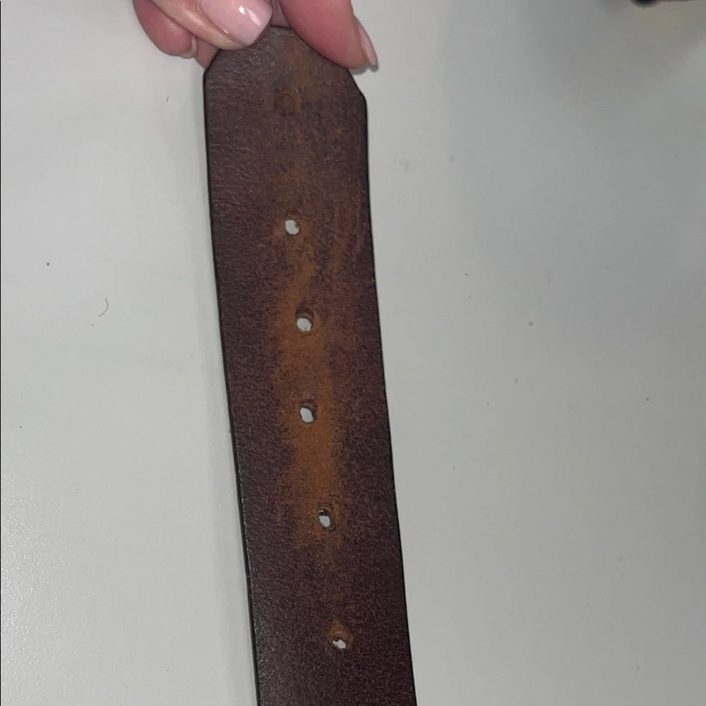 Wolverine Classic Brown Leather Belt 34” inch